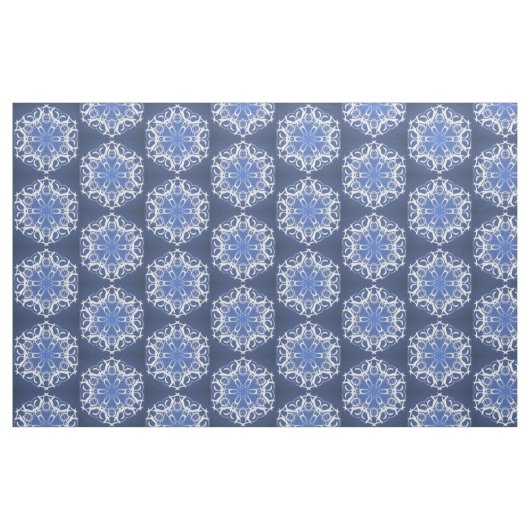 Schneeflocken Stoff (Fat Quarter (45,7 x 55,9 cm))