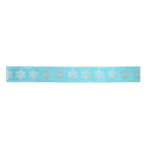 Schneeflocken Streifen Silver Beach Blue