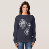Schneeflocken Sweatshirt (Vorne ganz)
