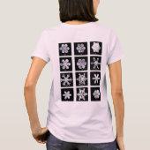 Schneeflocken T-Shirt (Rückseite)