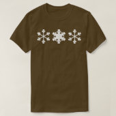 Schneeflocken T-Shirt (Design vorne)