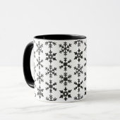 Schneeflocken Tasse (Vorderseite Links)