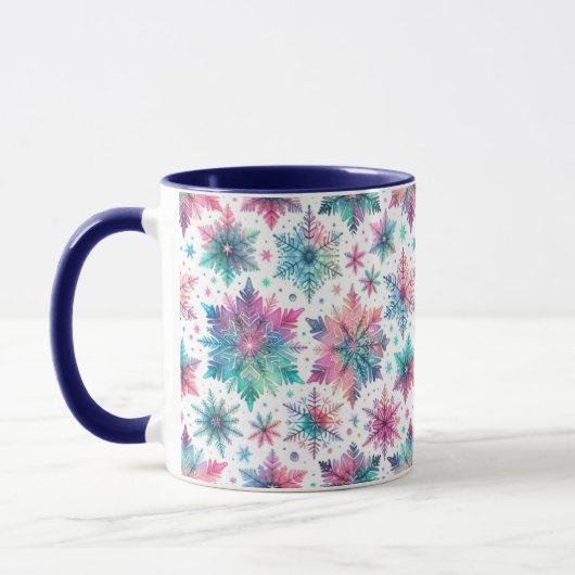 Schneeflocken Tasse (Links)
