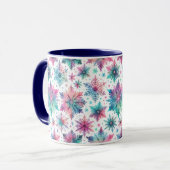 Schneeflocken Tasse (Vorderseite Links)