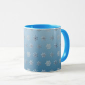 Schneeflocken Tasse (VorderseiteRechts)