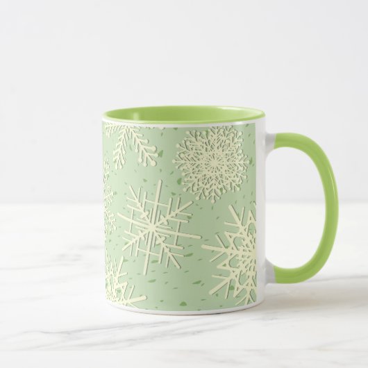 Schneeflocken, Tasse (Rechts)