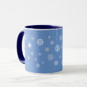 Schneeflocken Tasse (Vorderseite Links)