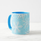 Schneeflocken, Tasse (Vorderseite Links)