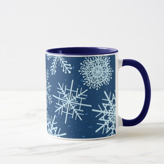 Schneeflocken, Tasse (Rechts)
