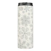 Schneeflocken Thermosbecher (Rückseite)