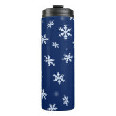 Schneeflocken Thermosbecher (Vorderseite)