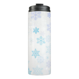 Schneeflocken Thermosbecher