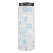 Schneeflocken Thermosbecher (Rückseite)