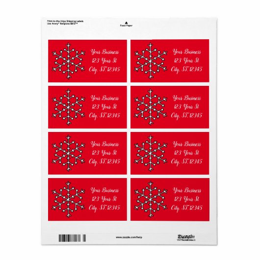 Schneeflocken Thunder_Cove (Vorne)