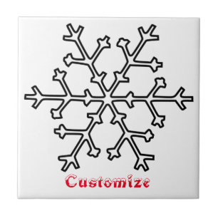 Schneeflocken Thunder_Cove Fliese