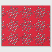 Schneeflocken Thunder_Cove Geschenkpapier (Flach)
