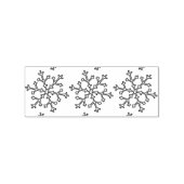 Schneeflocken Thunder_Cove Gummistempel (Stempel)