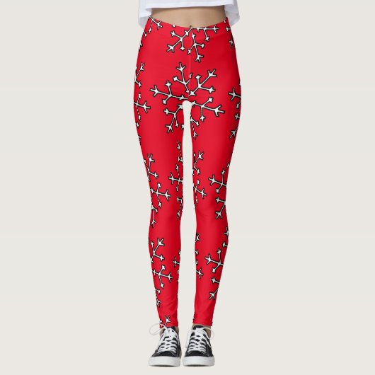 Schneeflocken Thunder_Cove Leggings (Vorderseite)