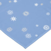 Schneeflocken Tischdecke (Schrägansicht)