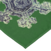 Schneeflocken Tischdecke (Schrägansicht)