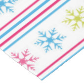 Schneeflocken Tischdecke (Schrägansicht)