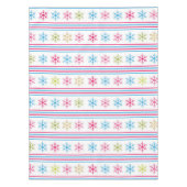 Schneeflocken Tischdecke (Vorderseite)