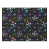 Schneeflocken Tischdecke (Vorderseite (Horizontal))
