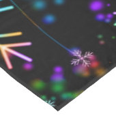 Schneeflocken Tischdecke (Schrägansicht)