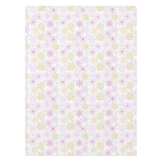 Schneeflocken Tischdecke (Vorderseite)