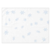Schneeflocken Tischdecke (Vorderseite (Horizontal))