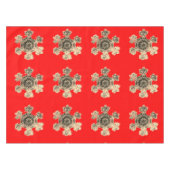 Schneeflocken Tischdecke (Vorderseite (Horizontal))