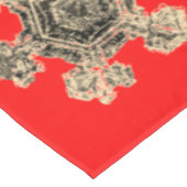 Schneeflocken Tischdecke (Schrägansicht)