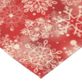 Schneeflocken Tischdecke (Schrägansicht)