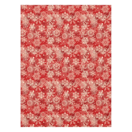 Schneeflocken Tischdecke (Vorderseite)