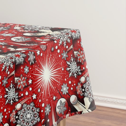 Schneeflocken Tischdecke (Beispiel)