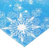 Schneeflocken Tischdecke (Schrägansicht)