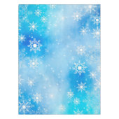 Schneeflocken Tischdecke (Vorderseite)