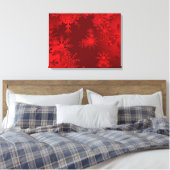 Schneeflocken/überzogene Canvas Leinwanddruck (Insitu (Schlafzimmer))