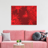 Schneeflocken/überzogene Canvas Leinwanddruck (Insitu (Wohnzimmer))