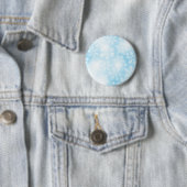 Schneeflocken und blaue Lichter Button (Beispiel)