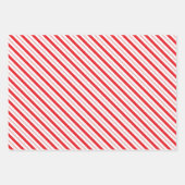 Schneeflocken und Bonbons Geschenkpapier Set (Vorderseite 3)