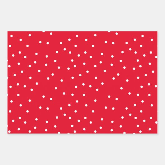 Schneeflocken und Bonbons Geschenkpapier Set (Vorderseite)