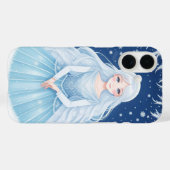 Schneeflocken und Eis Case-Mate iPhone Hülle (Rückseite (Horizontal))