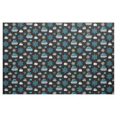 Schneeflocken und Felsbrocken Stoff (Fat Quarter (45,7 x 55,9 cm))