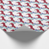 Schneeflocken und geschenkpapier (Ecke)