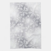 Schneeflocken und Lichter Handtuch (Vertikal)