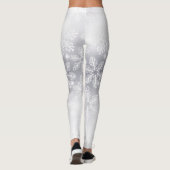 Schneeflocken und Lichter Leggings (Rückseite)