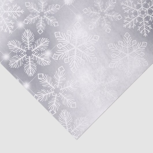 Schneeflocken und Lichter Seidenpapier (Ausschnitt)