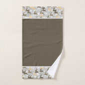 Schneeflocken und Rehbadehandtuch Set (Handtuch)