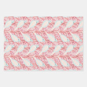 Schneeflocken und Schildkrötentauben Weihnachtsgeb Geschenkpapier Set (Vorderseite 3)